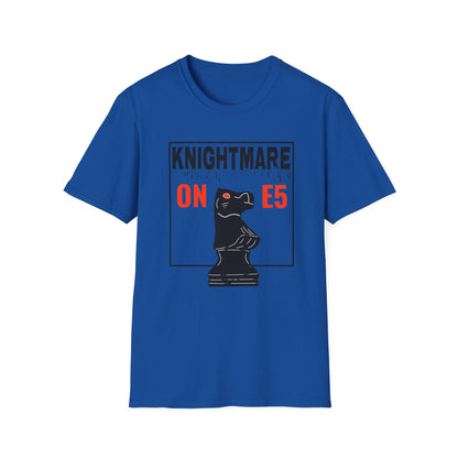 Knightmare on E5 T-Shirt — Chess Knight Graphic Tee