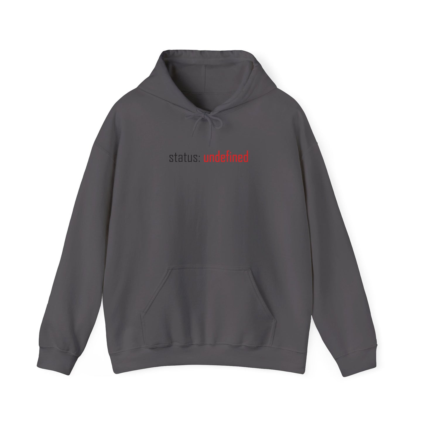 Undefined Status Hoodie - Modern Tech-Inspired Sweatshirt, Unique Gift for Tech Lovers, Casual Wear, Streetwear Style, Cozy Layering
