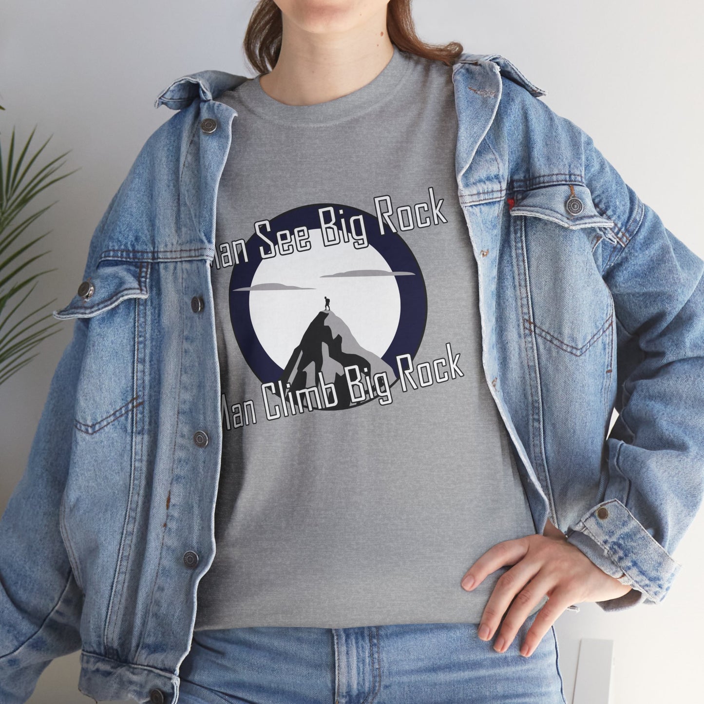 Man see big rock | Unisex tee