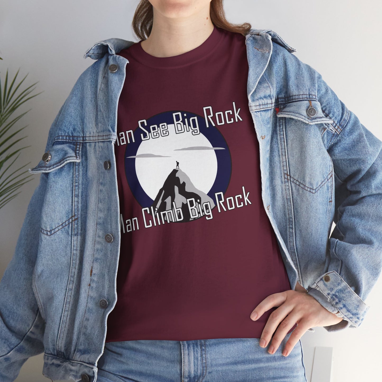 Man see big rock | Unisex tee