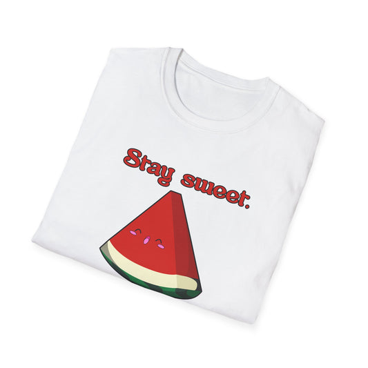 Watermelon 'Stay Sweet' T-Shirt — Cute 'One in a Melon' Graphic Tee