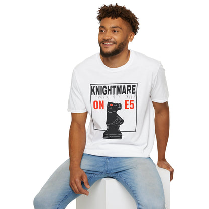 Knightmare on E5 T-Shirt — Chess Knight Graphic Tee