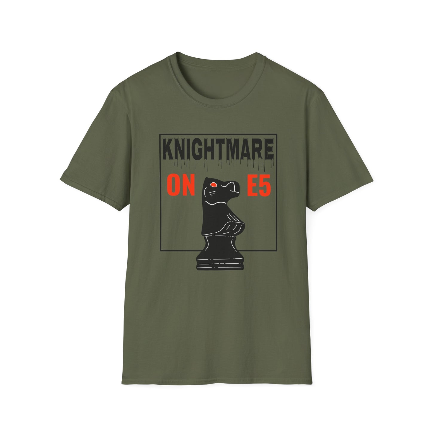 Knightmare on E5 T-Shirt — Chess Knight Graphic Tee